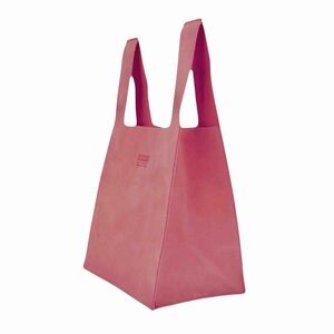 SAS Pink Leather Tote Handcrafted Small Arm Tote NWT